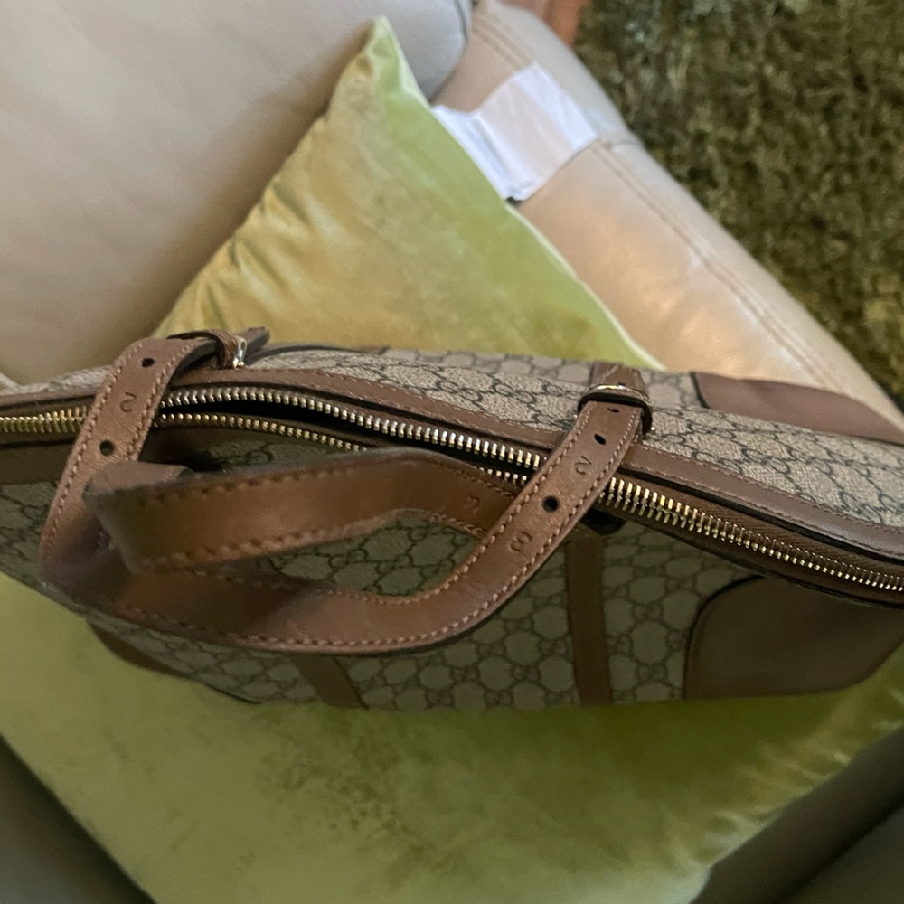 Gucci tote brown & tan